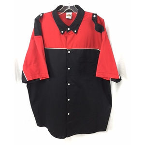 Speed Zone Race Gear - Red Black Work Shirt 2XL